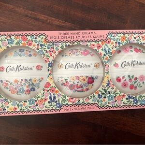 NEW CATH KIDSTON HAND CREAM TRIO FLORAL GIFT SET